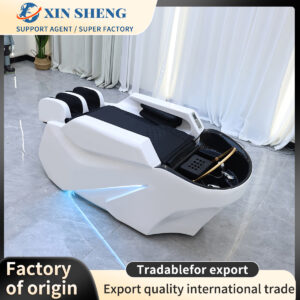 Modern design electric intelligent massage shampoo bed salon hair furniture with fumigation water circulation spa bedside therapy bed beauty salon massage bed commercial furniture equipment