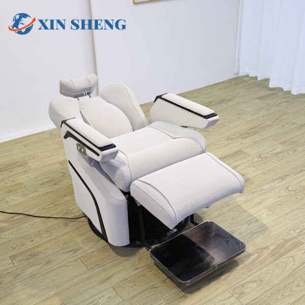 Premium Electric Salon Hairdressing Chair Salon Furniture Salon Chair Multi-Function Adjustable Beauty Salon Beauty Chair Spa Center Electric Chair - Image 2