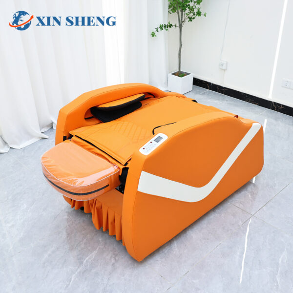 Multifunctional electric massage shampoo bed without water pipe, salon hair furniture, fashionable and luxurious beauty salon massage bed, spa center massage bed equipment - Image 3