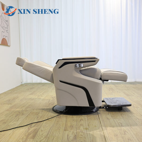 Premium Electric Salon Hairdressing Chair Salon Furniture Salon Chair Multi-Function Adjustable Beauty Salon Beauty Chair Spa Center Electric Chair - Image 4