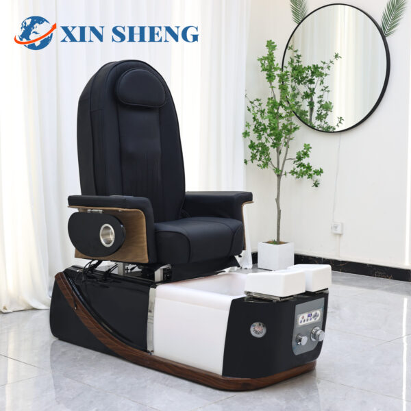 Salon hairdressing commercial furniture high-end luxury foot bath pedicure chair multi-function with massage surfing light beauty center foot bath pedicure chair intelligent adjustment foot bath chair - Image 2