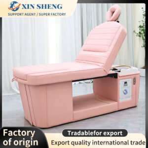 Multifunktionale elektrische Hub Thai Shampoo Bett Salon Friseur Ausrüstung Kopf Massage Bett mit Begasung Wasserzirkulation Unterstützung benutzerdefinierte Farbe