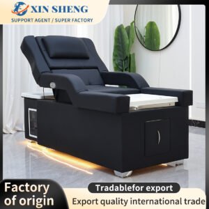 เตียงนวดศีรษะแบบยกไฟฟ้ารุ่นใหม่ 3-in-1 พร้อมอุปกรณ์เฟอร์นิเจอร์ร้านเสริมสวย เตียงนวดสปาเท้าที่ทันสมัยและใช้งานได้จริง ผู้ผลิตเฟอร์นิเจอร์ร้านเสริมสวย